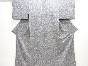 縮緬地野菜模様小紋着物